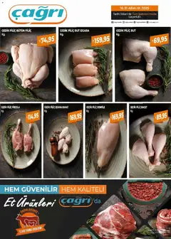 16.12.2025 tarihinden itibaren geçerli olan Çağrı Market kataloğu önizlemesi | Sayfa: 2