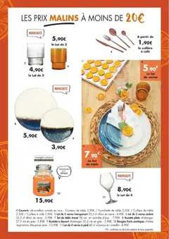 E.Leclerc - Prévisualisation de E.Leclerc - Le mag'maison valide à partir de 02.09.2025 | Page: 9 | Produits: Couteau, Table, Café