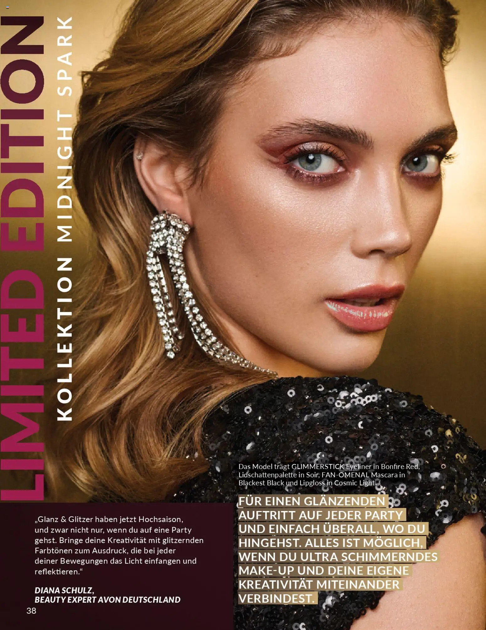 AVON Katalog Januar 2026 – gültig ab 01.01.2026 | Seite: 40 | Produkte: Eyeliner, Lipgloss, Mascara