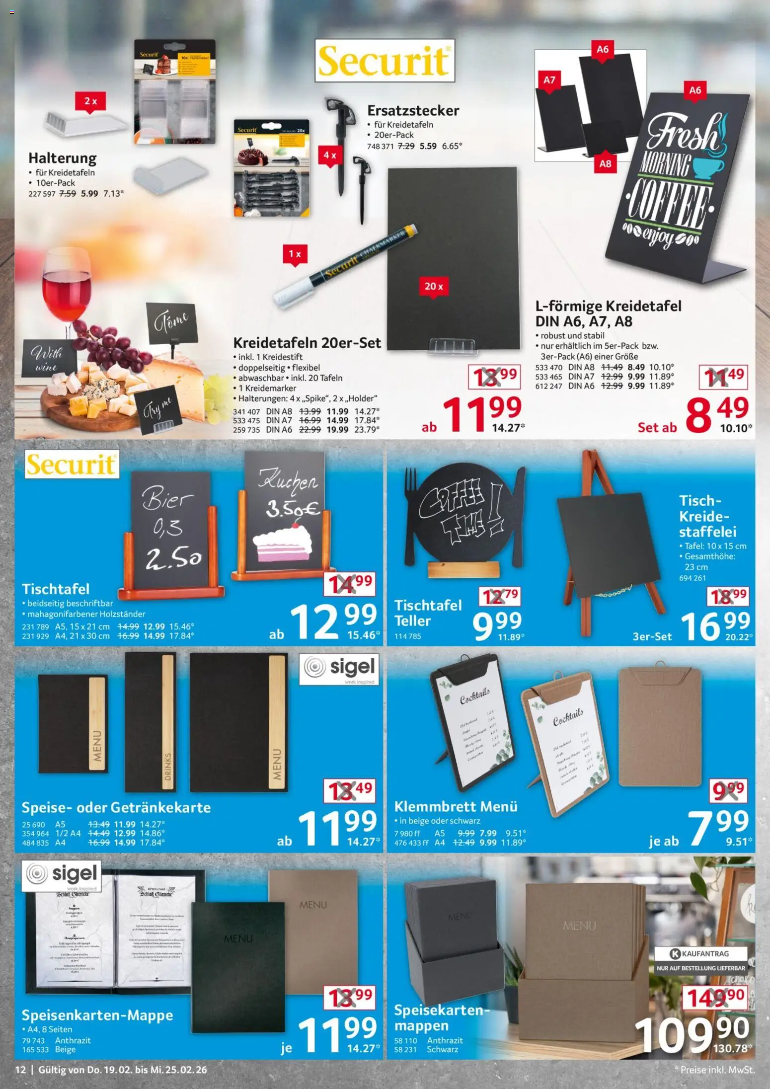 Selgros  Non Food – gültig ab 19.02.2026 | Seite: 12 | Produkte: Bier, Tisch, Kuchen