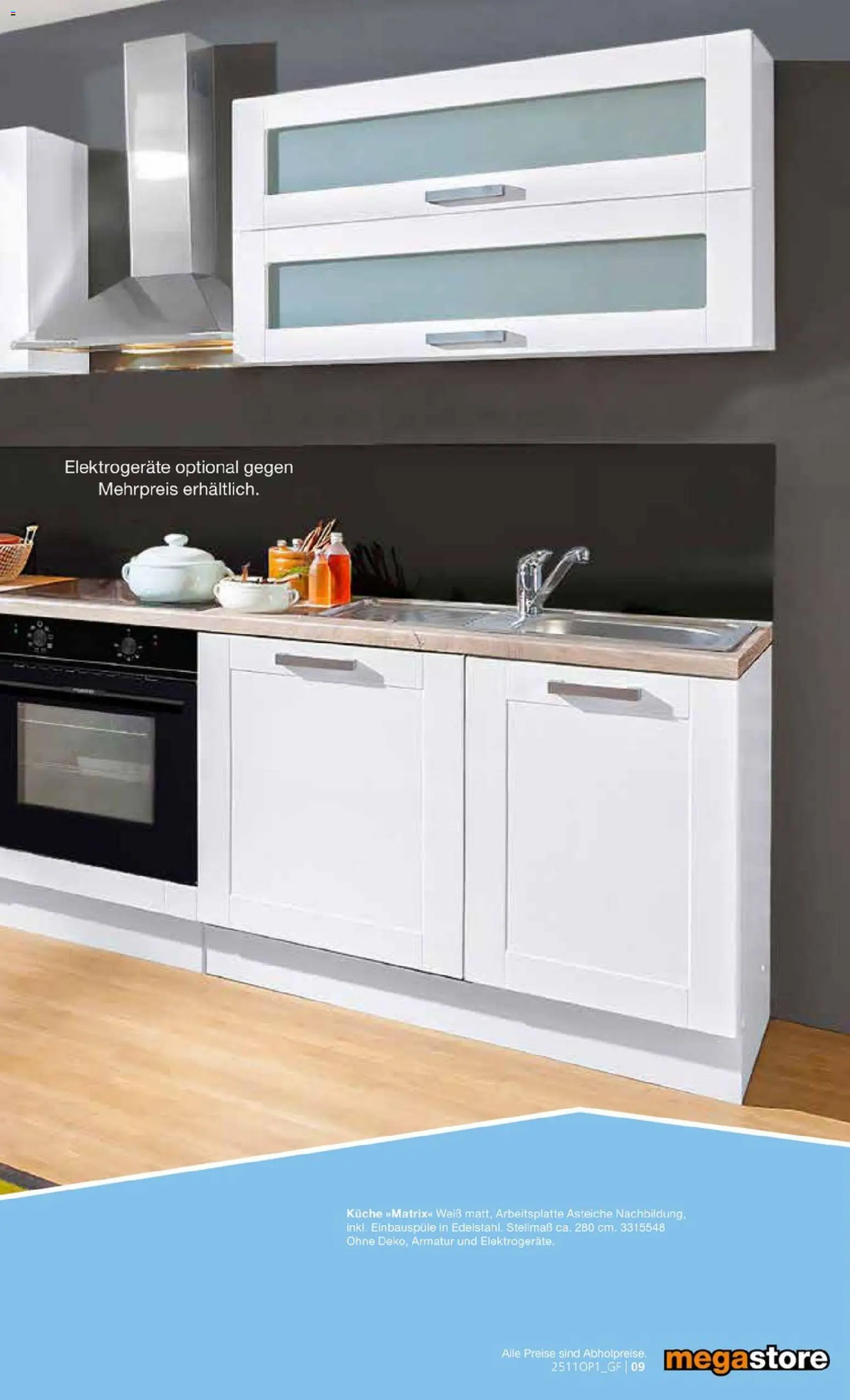 Segmüller Moderne Küchen Mega Günstig – gültig ab 03.11.2020 | Seite: 9 | Produkte: Küche, Armatur