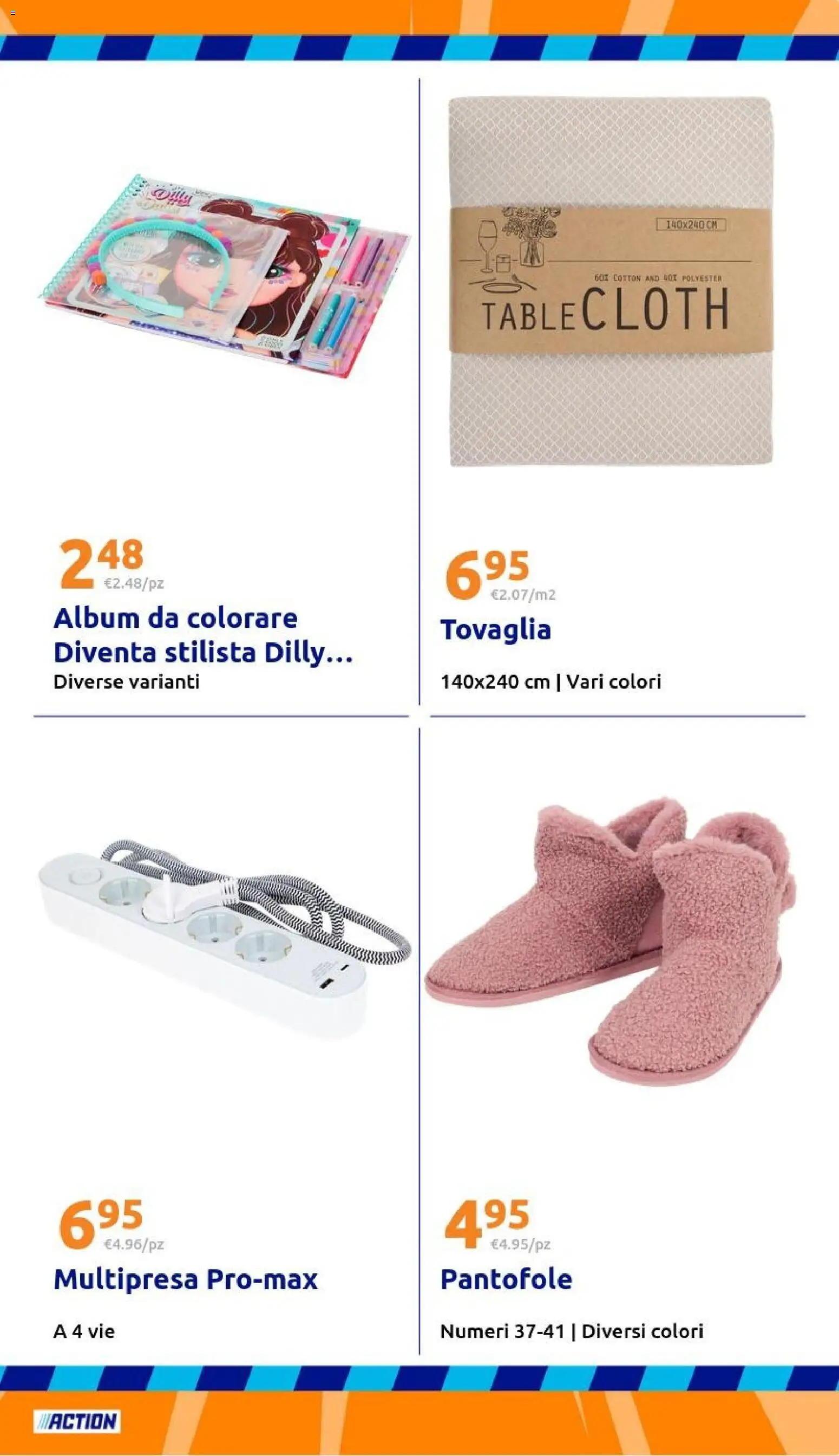 Volantino Action del 21.01.2026 | Pagina: 31 | Prodotti: Pantofole, Tovaglia
