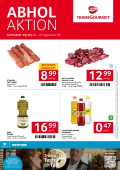 Transgourmet Flugblatt ab 22.09.2025 gültig