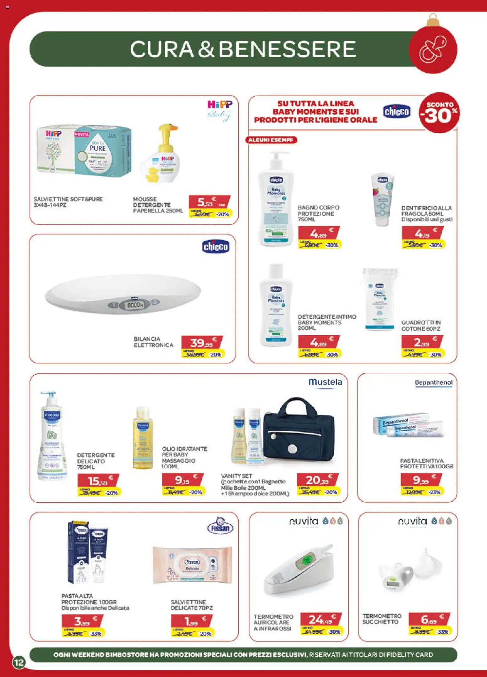 Volantino Bimbo store del 04.12.2025 | Pagina: 12 | Prodotti: Dentifricio, Detergente intimo, Detergente, Termometro