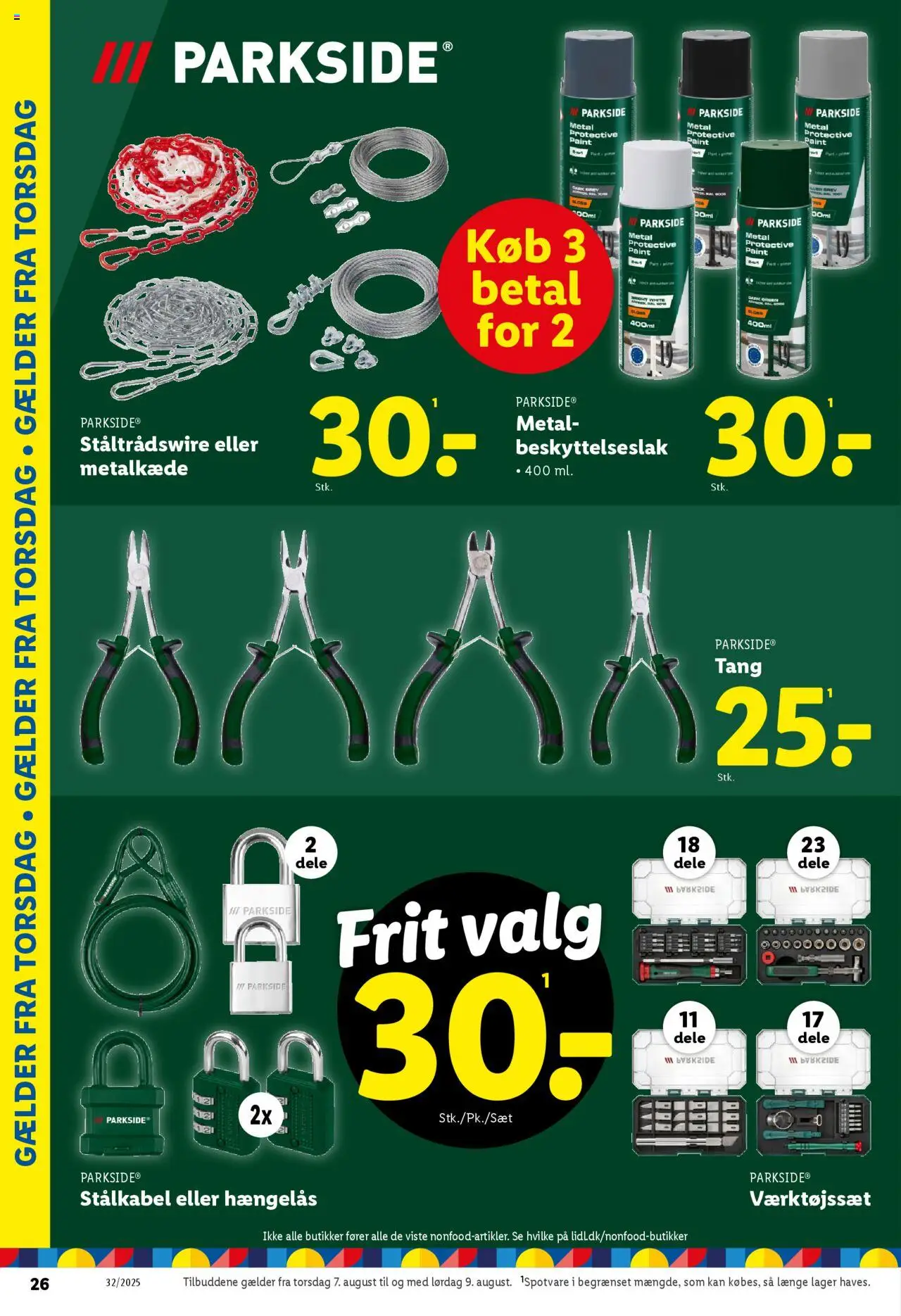 Lidl Tilbudsavis gyldig fra 03.08.2025 | Side: 32 | Produkter: Søm