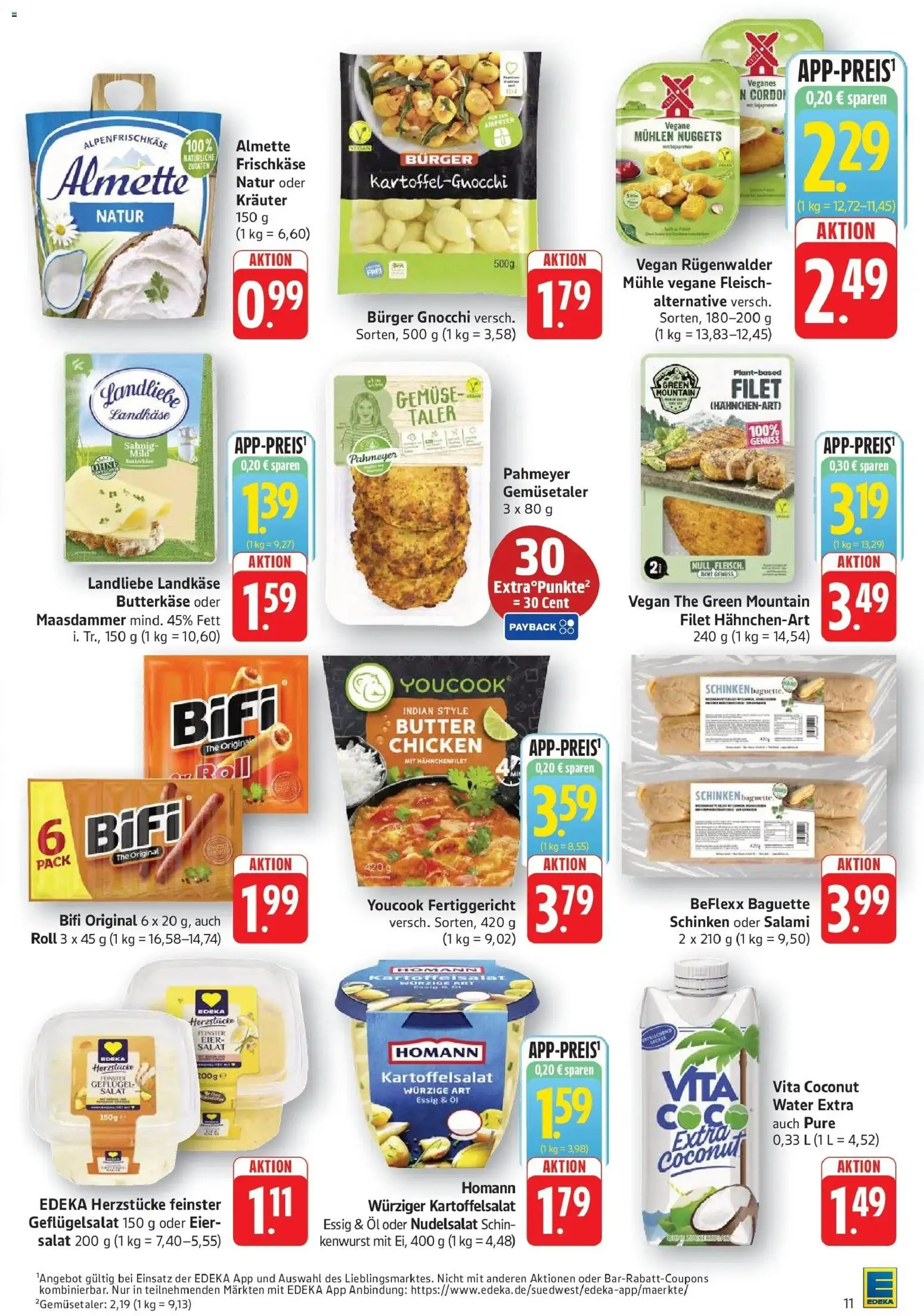 Edeka prospekt Göppingen	 – gültig ab 12.04.2026 | Seite: 11 | Produkte: Youcook, Bifi, Baguette, Frischkase