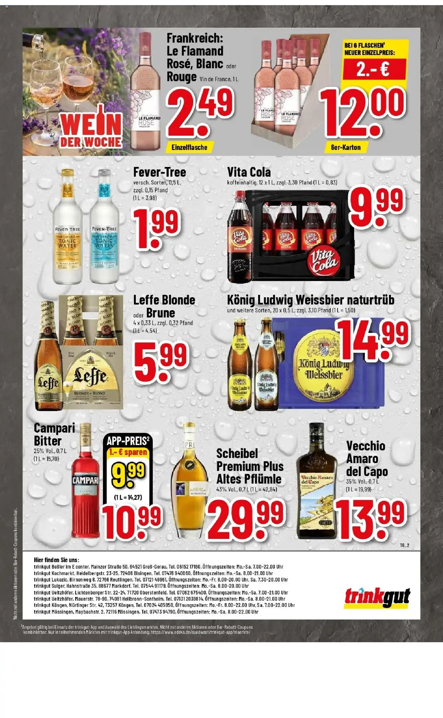 Edeka prospekt Oberstenfeld	 (ab 12.04.2026) » Angebote Online | Seite: 51 | Produkte: Weißbier, Campari, Vita cola, Uhr