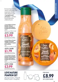 Preview of Oriflame - Offers valid from 03.12.2025 | Page: 161 | Products: Shower, Body cream, Soap, Cream