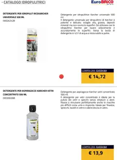 Anteprima del volantino Eurobrico Idropulitrici catalogo valido a partire dal 23.07.2025 | Pagina: 48 | Prodotti: Detergente, Acqua, Idropulitrice, Doccia