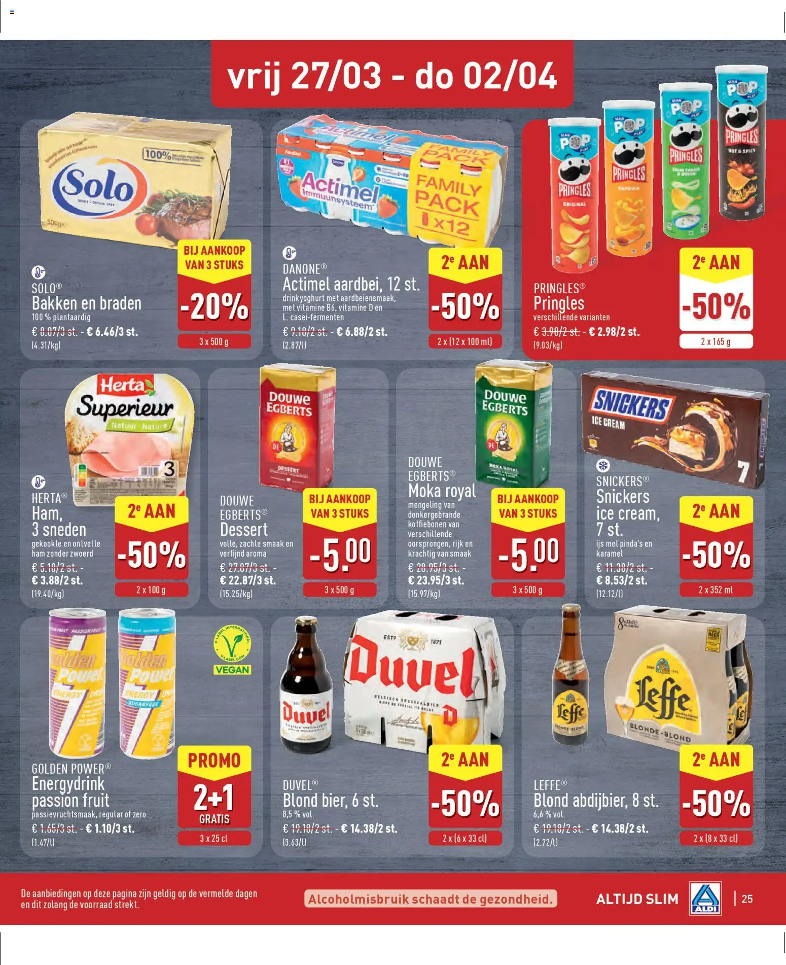 {H1} | Pagina: 25 | Producten: Pringles, Snickers, Koffiebonen, Yoghurt