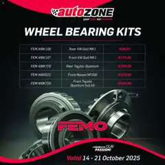 AutoZone specials catalogue – valid from 14.10.2025