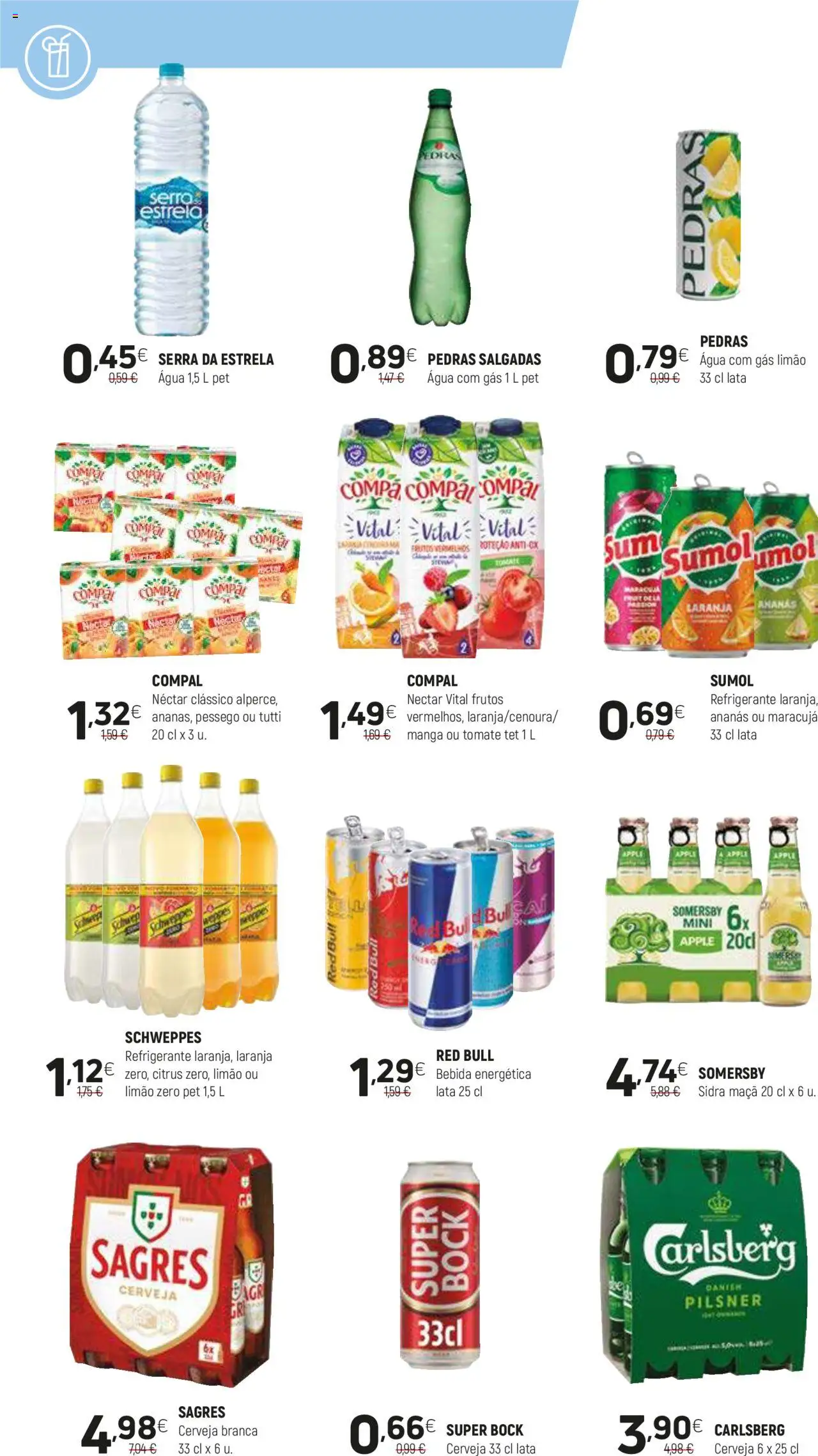 Coviran folheto │ válido de 21.10.2025 | Página: 16 | Produtos: Super bock, Maça, Somersby, Bebida