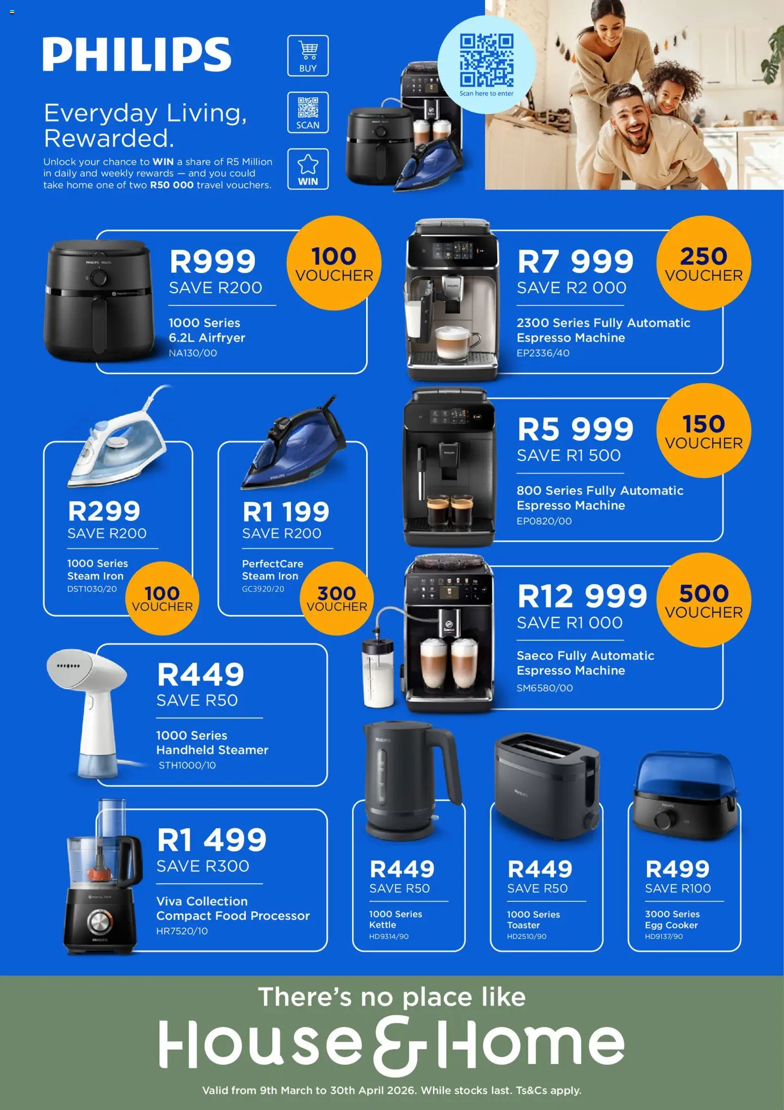 New House and Home catalogue – valid from 09.03.2026 | Page: 1 | Products: Kettle, Iron, Toaster, Food processor