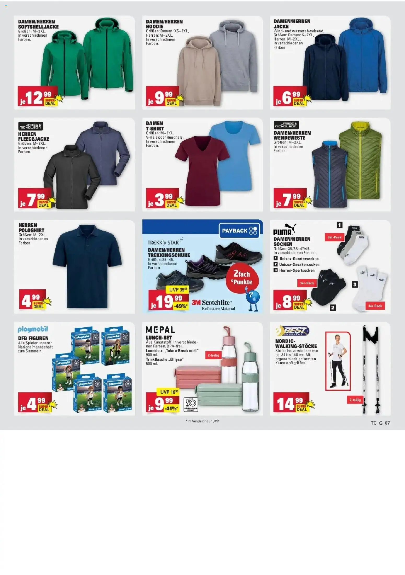 E center Prospekt Mainz-Weisenau	 – gültig ab 12.04.2026 | Seite: 72 | Produkte: Hoodie, Poloshirt, Jacke, Socken