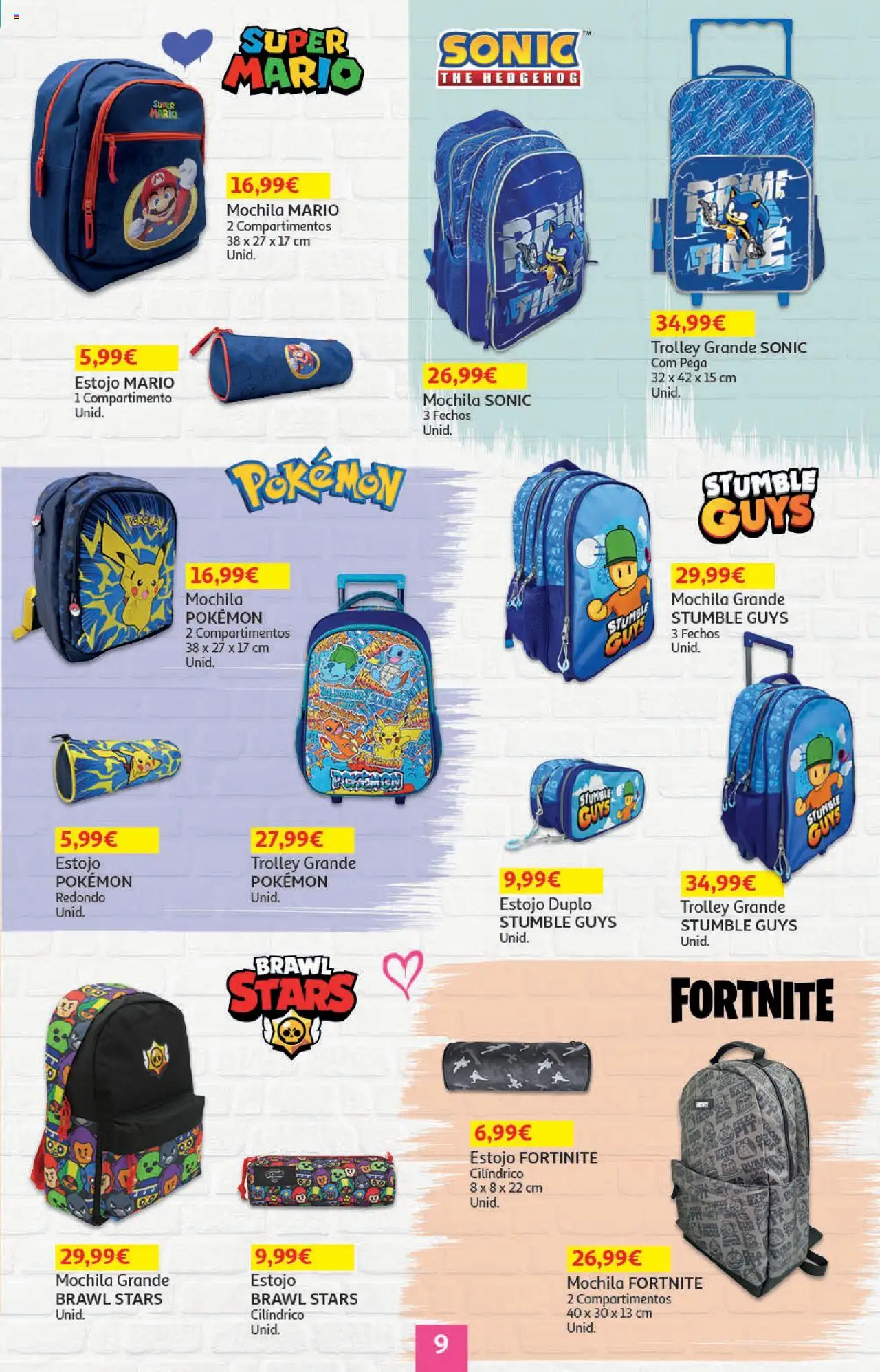 Auchan - Regresso às Aulas │ válido de 06.08.2025 | Página: 9 | Produtos: Mochila