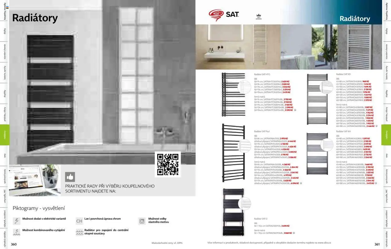Siko koupelny katalog Koupelny 2025/2026 od 14.10.2025 | Strana: 181 | Produkty: Wc, Radiátor
