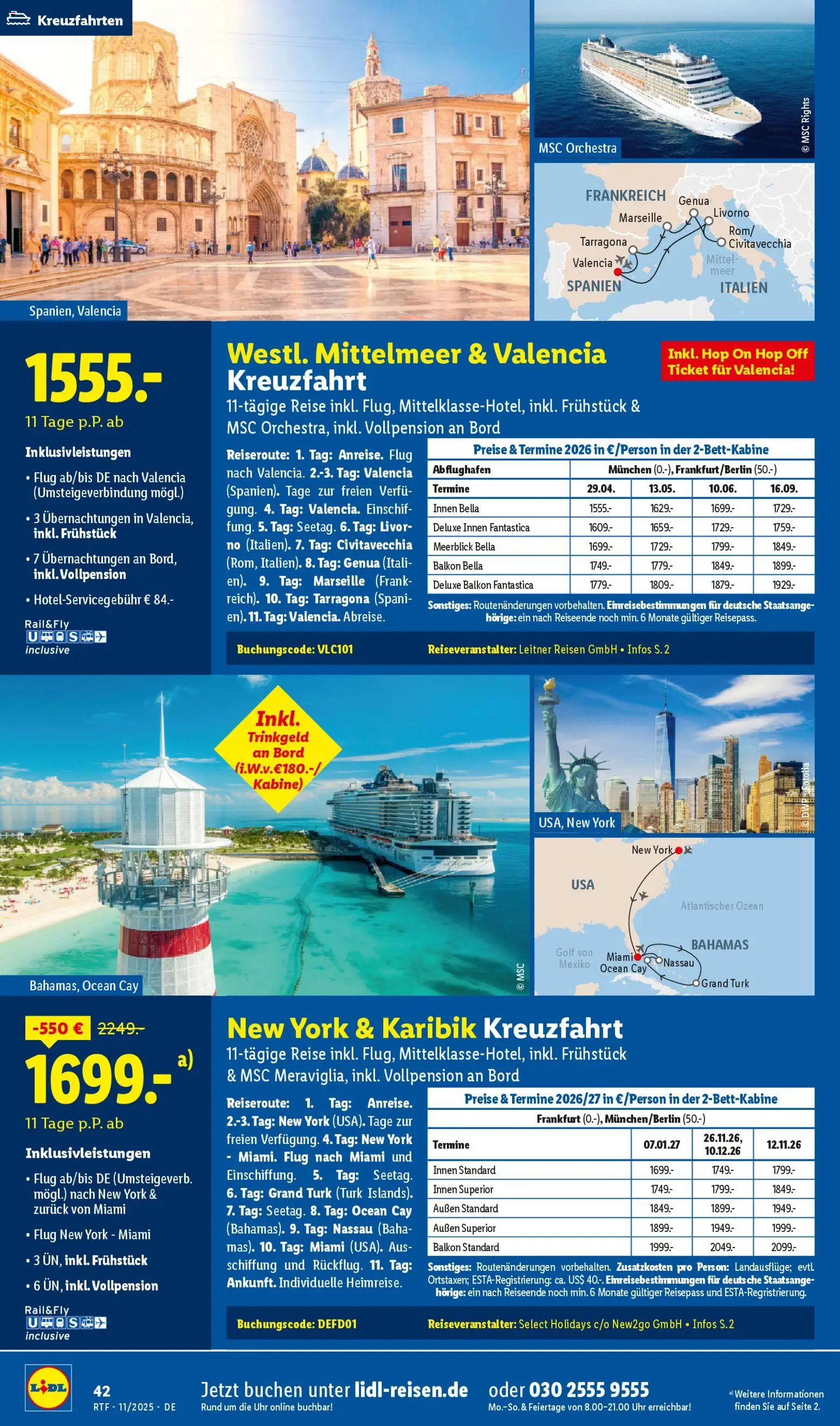 Lidl Reisen - Black Friday – gültig ab 12.11.2025 | Seite: 42 | Produkte: Uhr