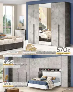Anteprima del volantino Volantino Mondo Convenienza	 valido a partire dal 01.01.2026 | Pagina: 33 | Prodotti: Letto matrimoniale, Contenitore, Letto, Armadio
