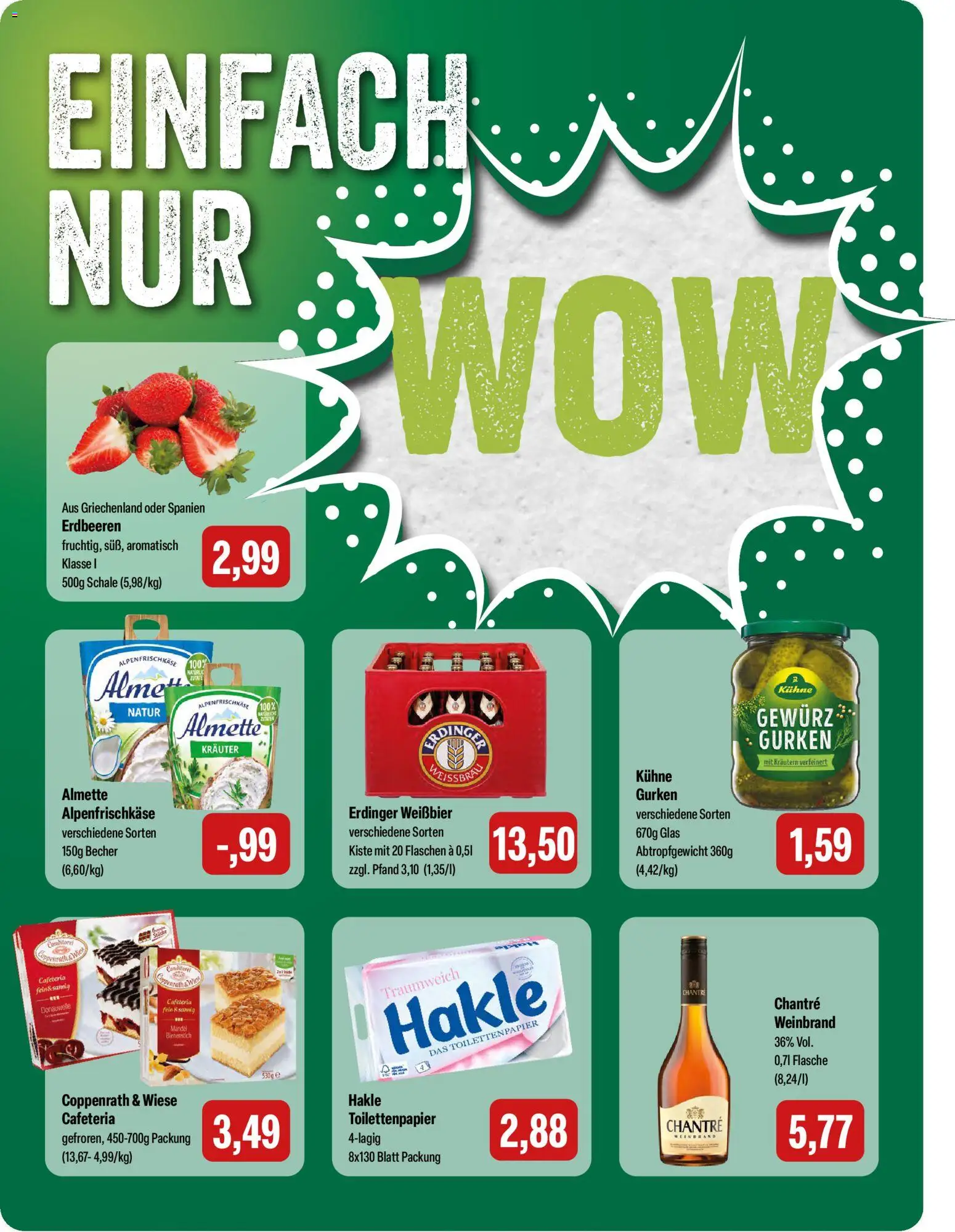 Feneberg Angebote – gültig ab 12.03.2026 | Seite: 8 | Produkte: Erdinger, Chantré, Erdbeeren, Toilettenpapier