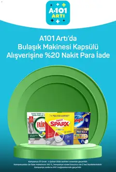 31.01.2026 tarihinden itibaren geçerli olan A101 kataloğu önizlemesi | Sayfa: 3 | Ürünler: Yağ çözücü, Limon, Ocak, Bulaşık makinesi