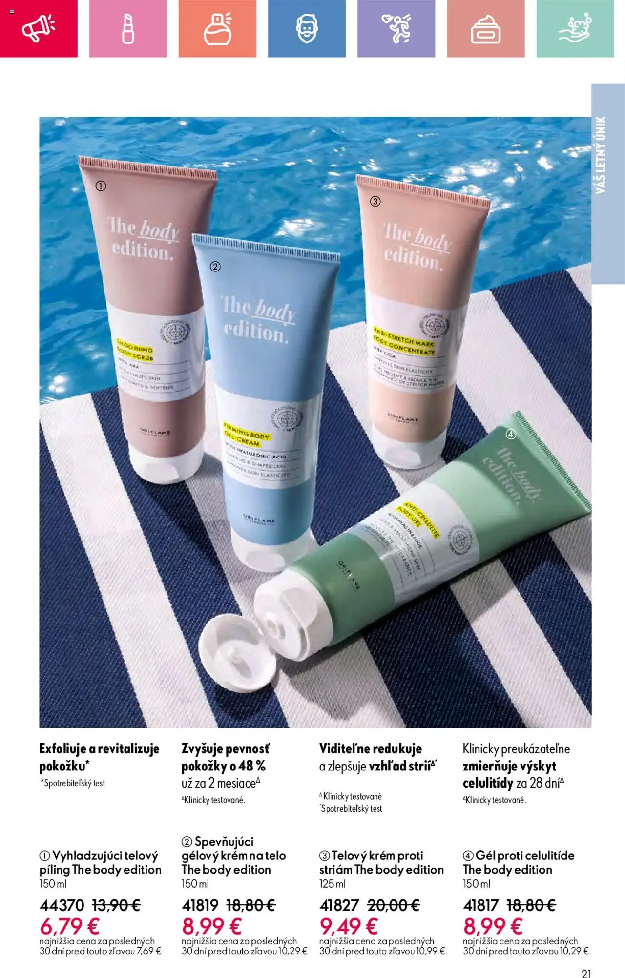 Katalóg Oriflame 9 2025 │ platný od 15.06.2025 | Strana: 21 | Produkty: Telový krém, Krém