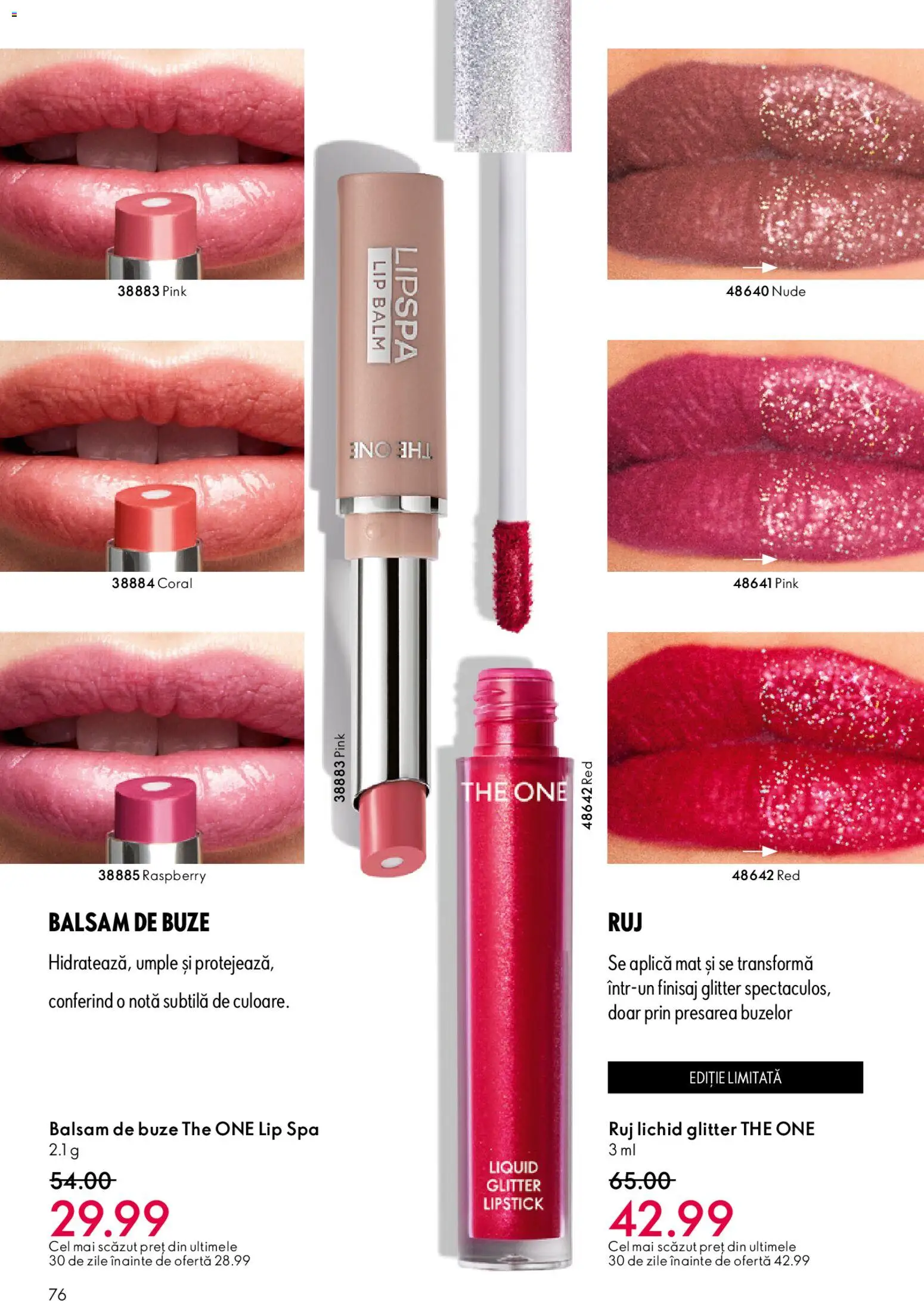 Noul catalog Oriflame – valabil de la 27.05.2026 | Pagină: 76 | Produse: Ruj, Balsam