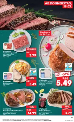 Náhled letáku Kaufland Německo leták od 19.03.2026 | Strana: 27 | Produkty: Forma, Airfryer