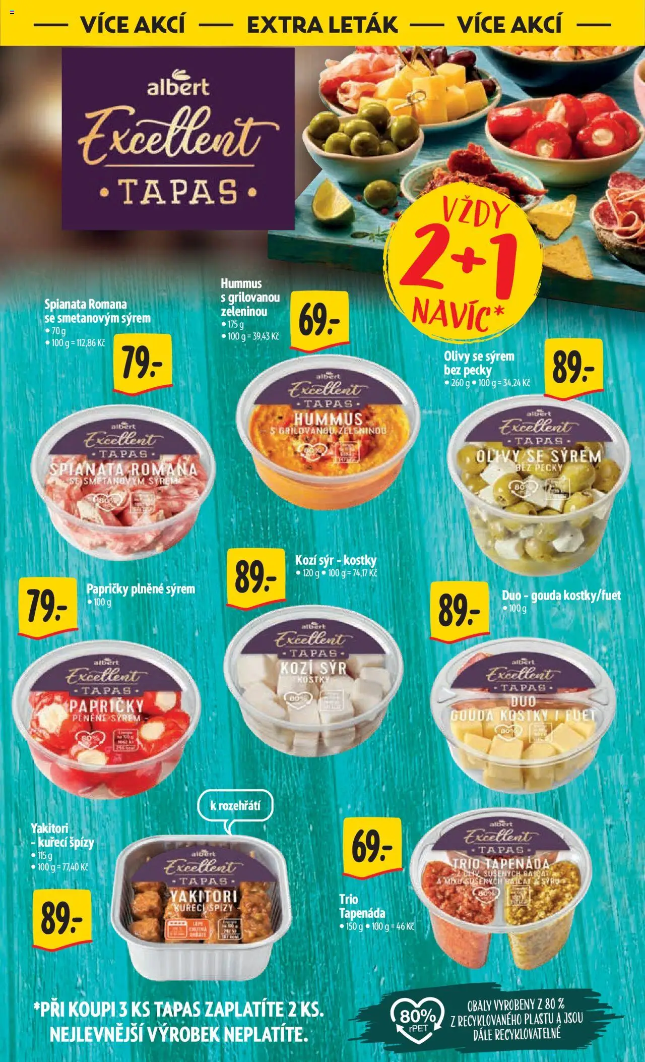 Albert leták - Hypermarket od 22.10.2025 | Strana: 45 | Produkty: Tapas, Gouda, Olivy, Fuet
