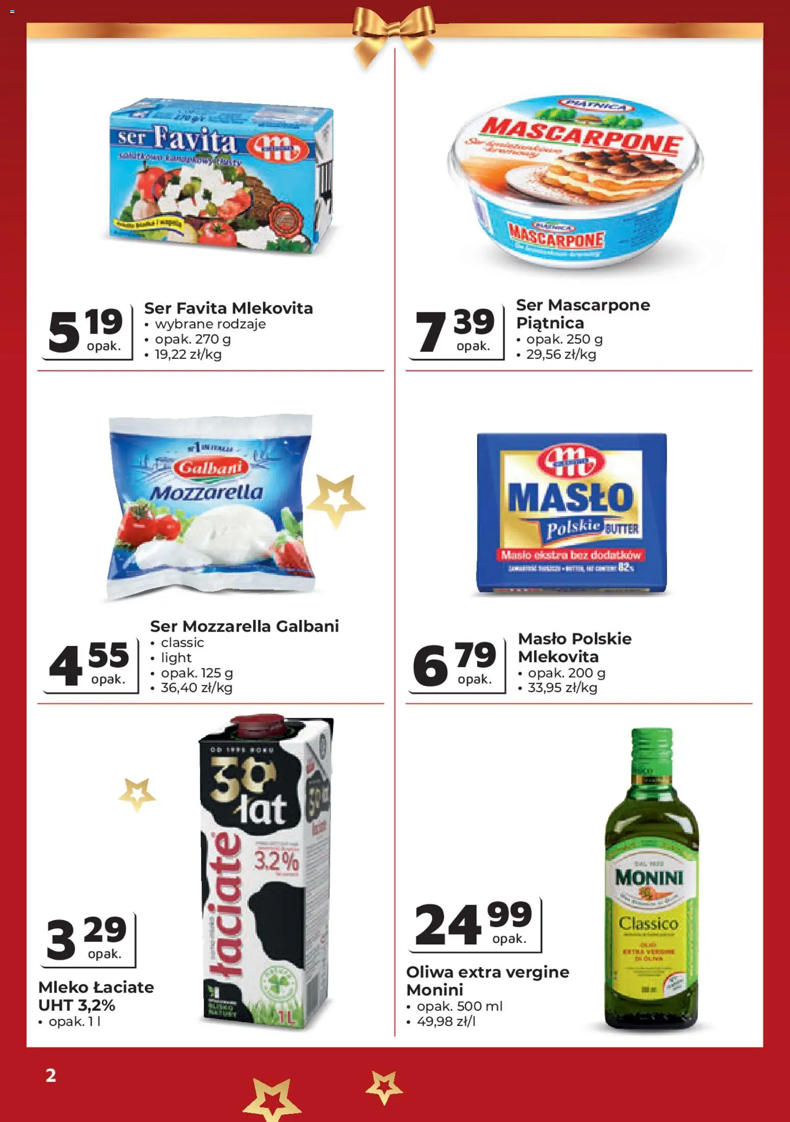 Odido Gazetka - Wybrane produkty od 17.12.2025 | Strona: 2 | Produkty: Ser favita, Mascarpone, Ser mascarpone, Mozzarella