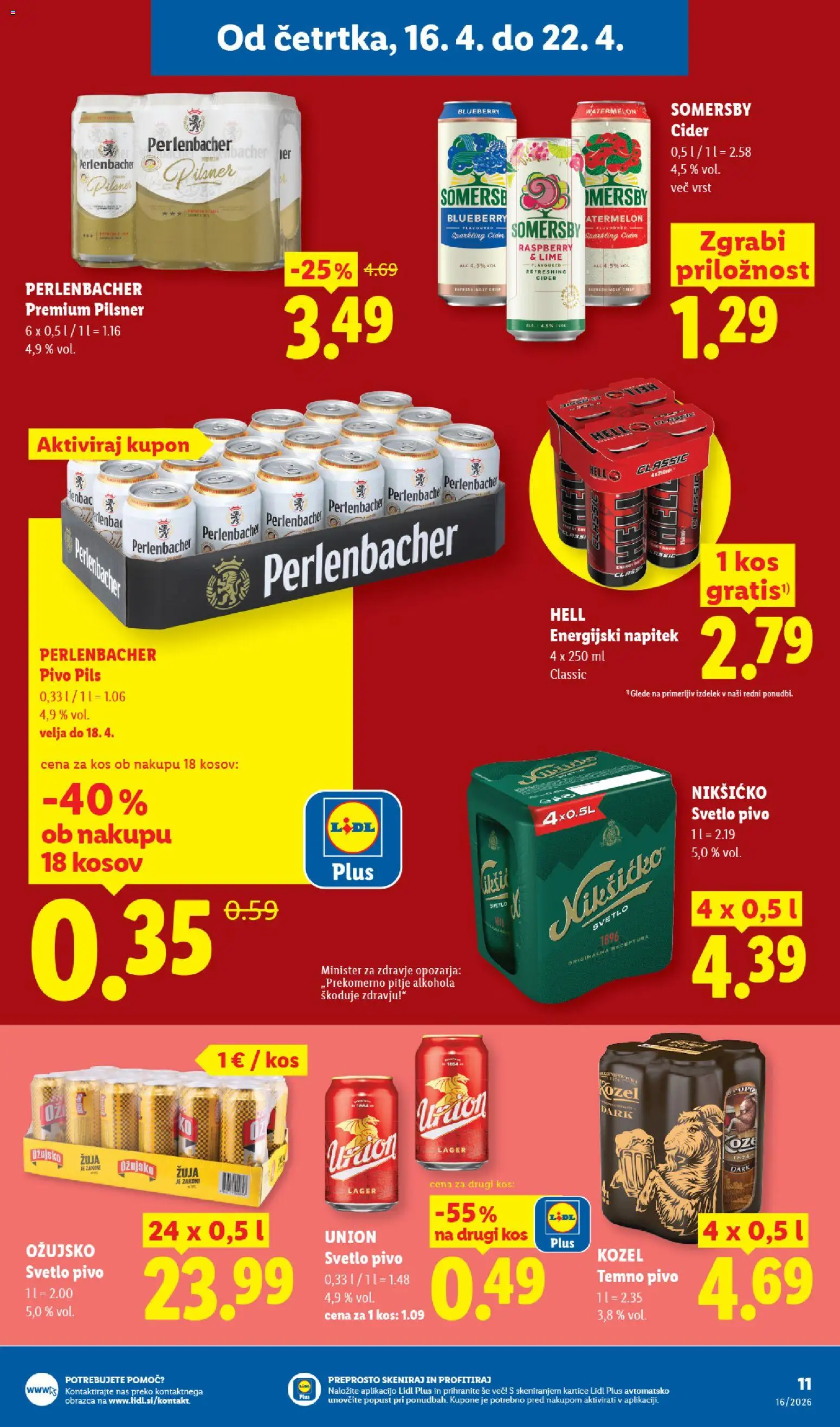 Novi Lidl katalog ponudbe – veljaven od 16.04.2026 | Stran: 11
