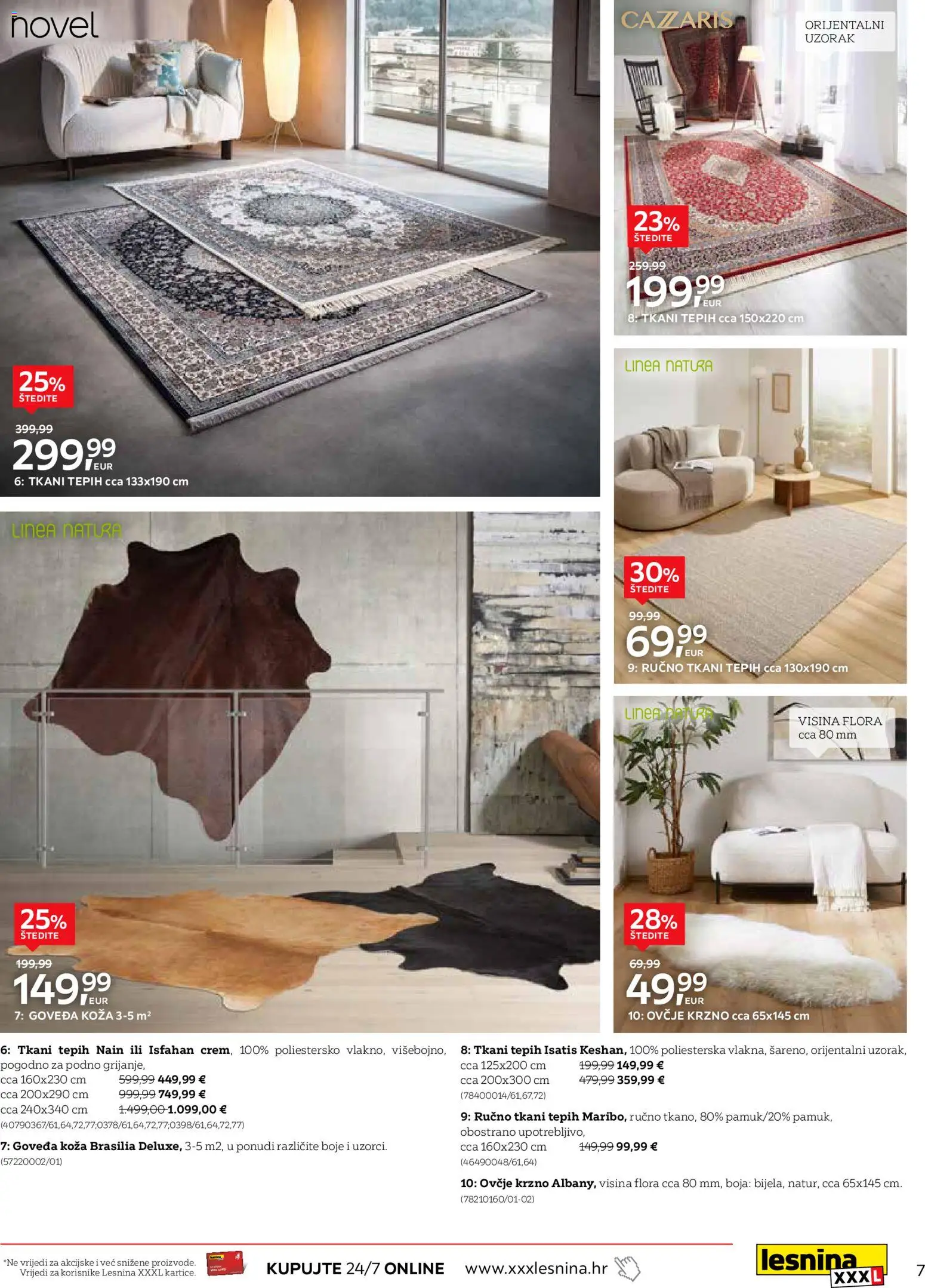 Lesnina katalog | vrijedi od 23.01.2026 | Stranica: 7 | Proizvodi: Tepih