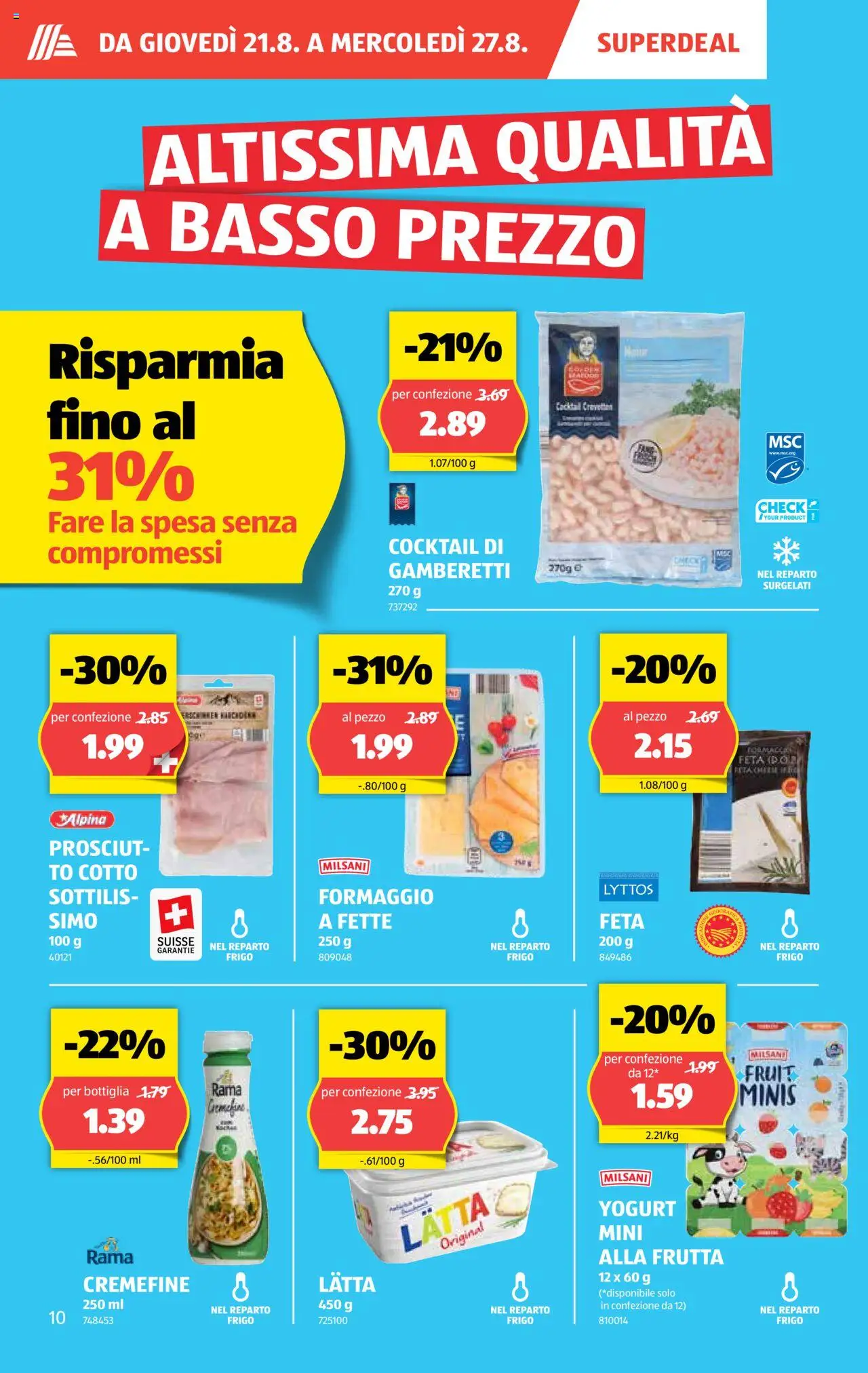 Aldi Volantino ab 21.08.2025 | Seite: 11 | Produkte: Feta