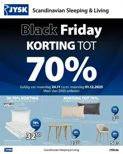 JYSK - Black Friday  - Voorbeeld van een folder van JYSK, geldig van 23.11.2025
