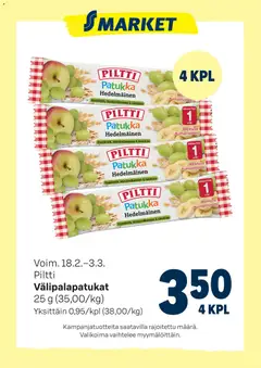 S-market-mainoslehti voimassa 18.02.2026 alkaen