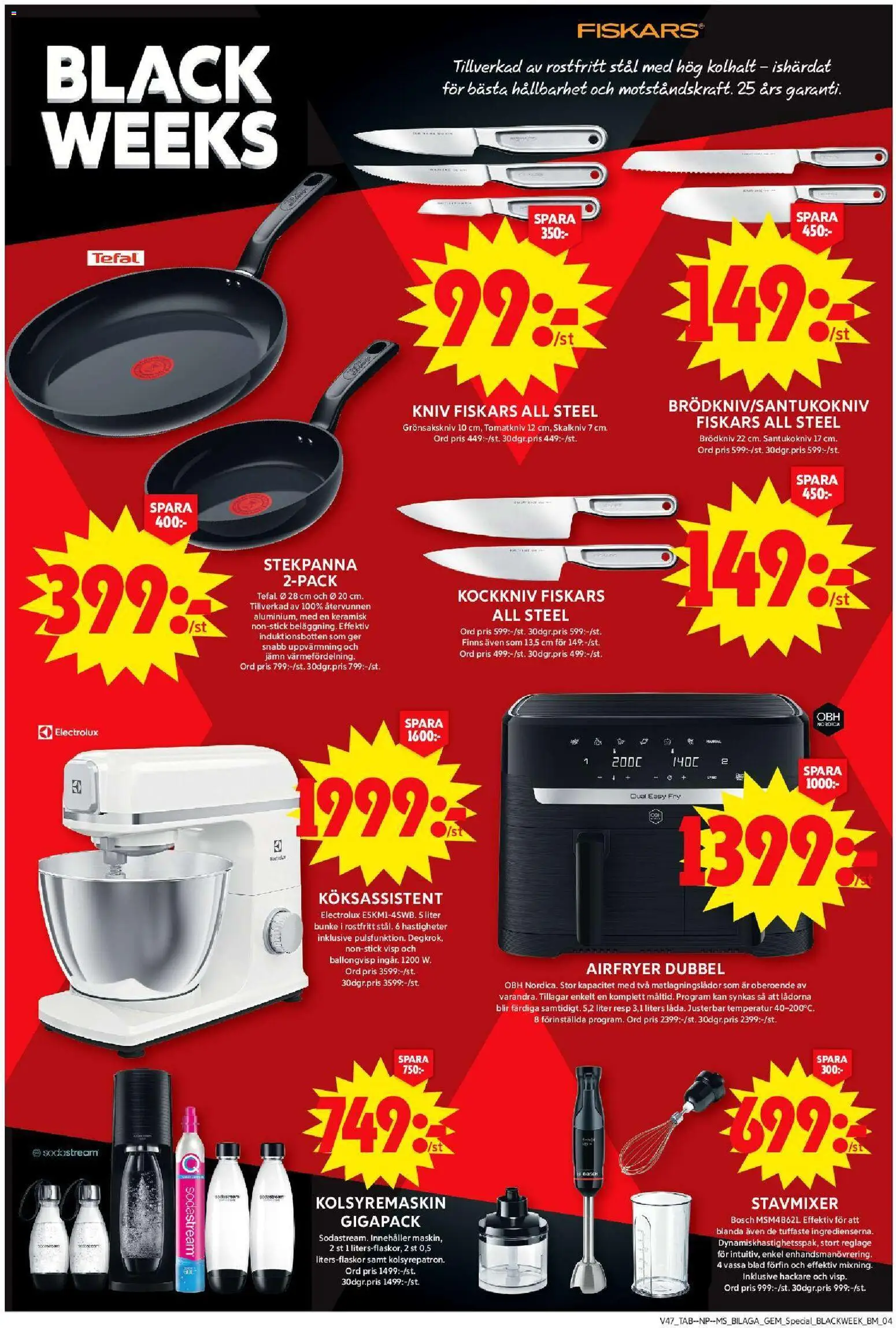 ICA Maxi reklamblad aktuell från 17.11.2025 | Sida: 18 | Produkter: Visp, Airfryer, Sodastream, Blender