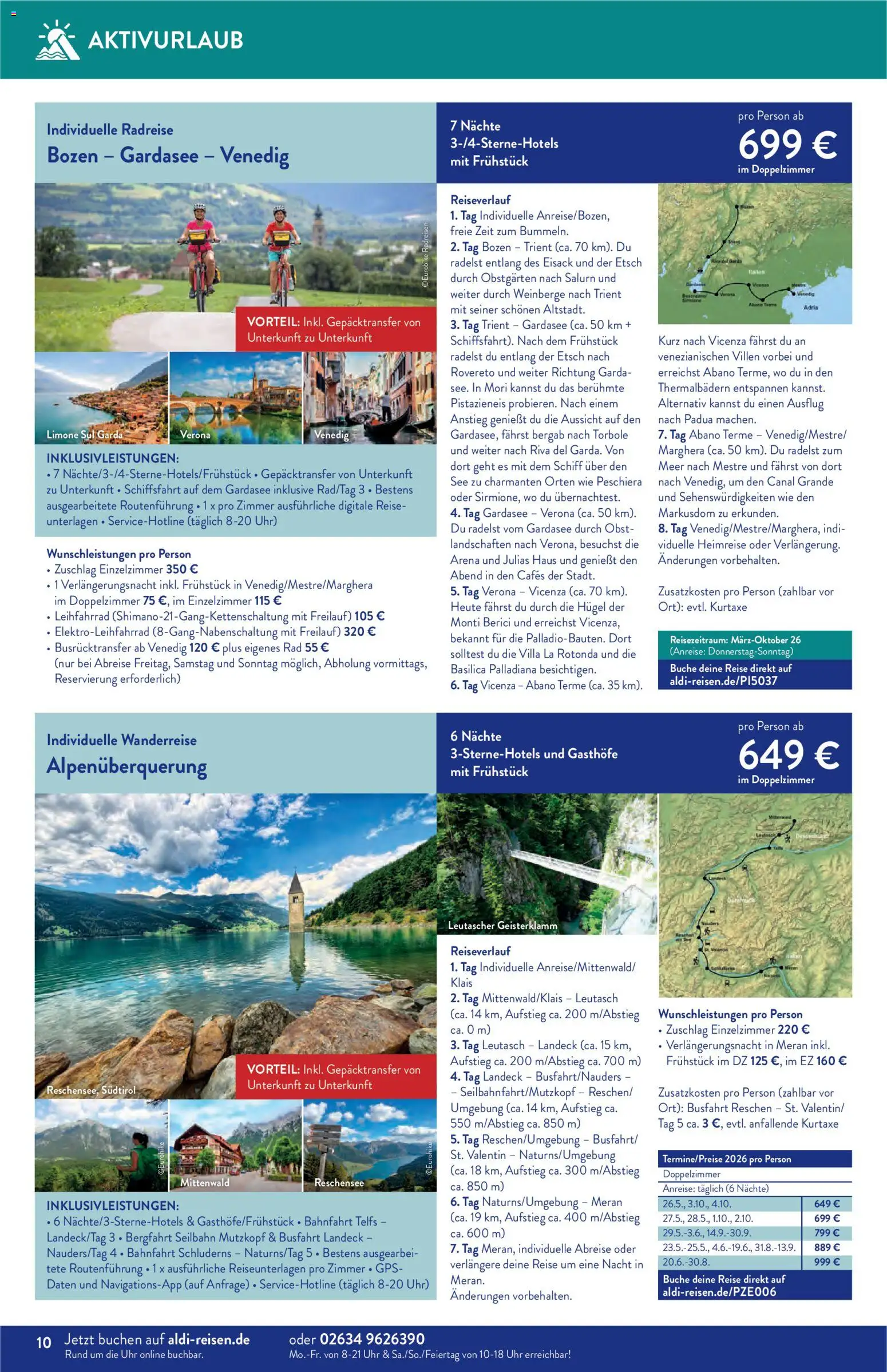Aldi Reisen  Reisemagazin – gültig ab 01.01.2026 | Seite: 10