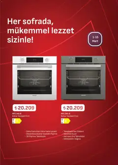 01.03.2026 tarihinden itibaren geçerli olan Arçelik kataloğu önizlemesi | Sayfa: 22