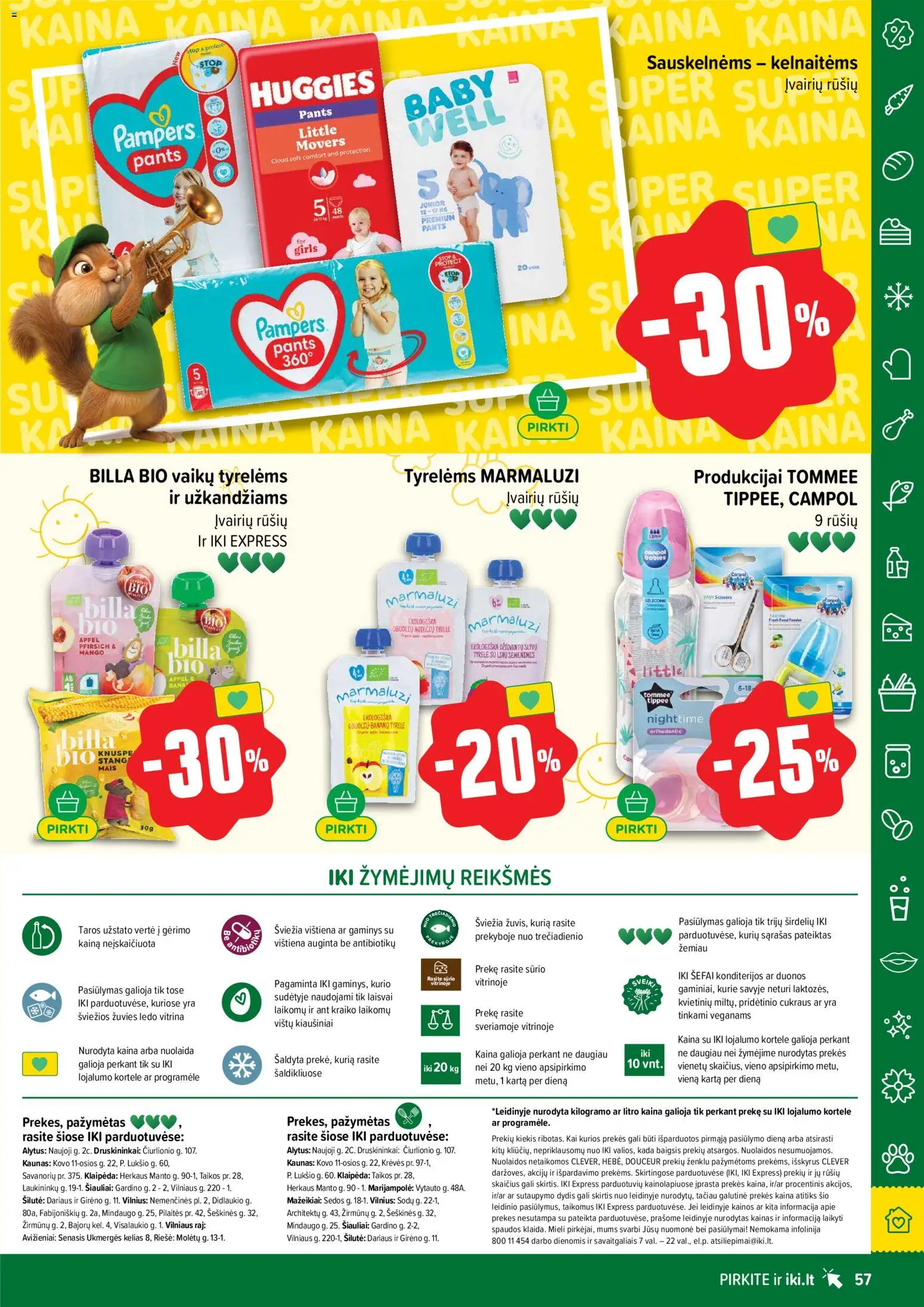 IKI akcijos nuo 02.03.2026 | Puslapis: 57 | Prekių: Kiaušiniai, Vištiena