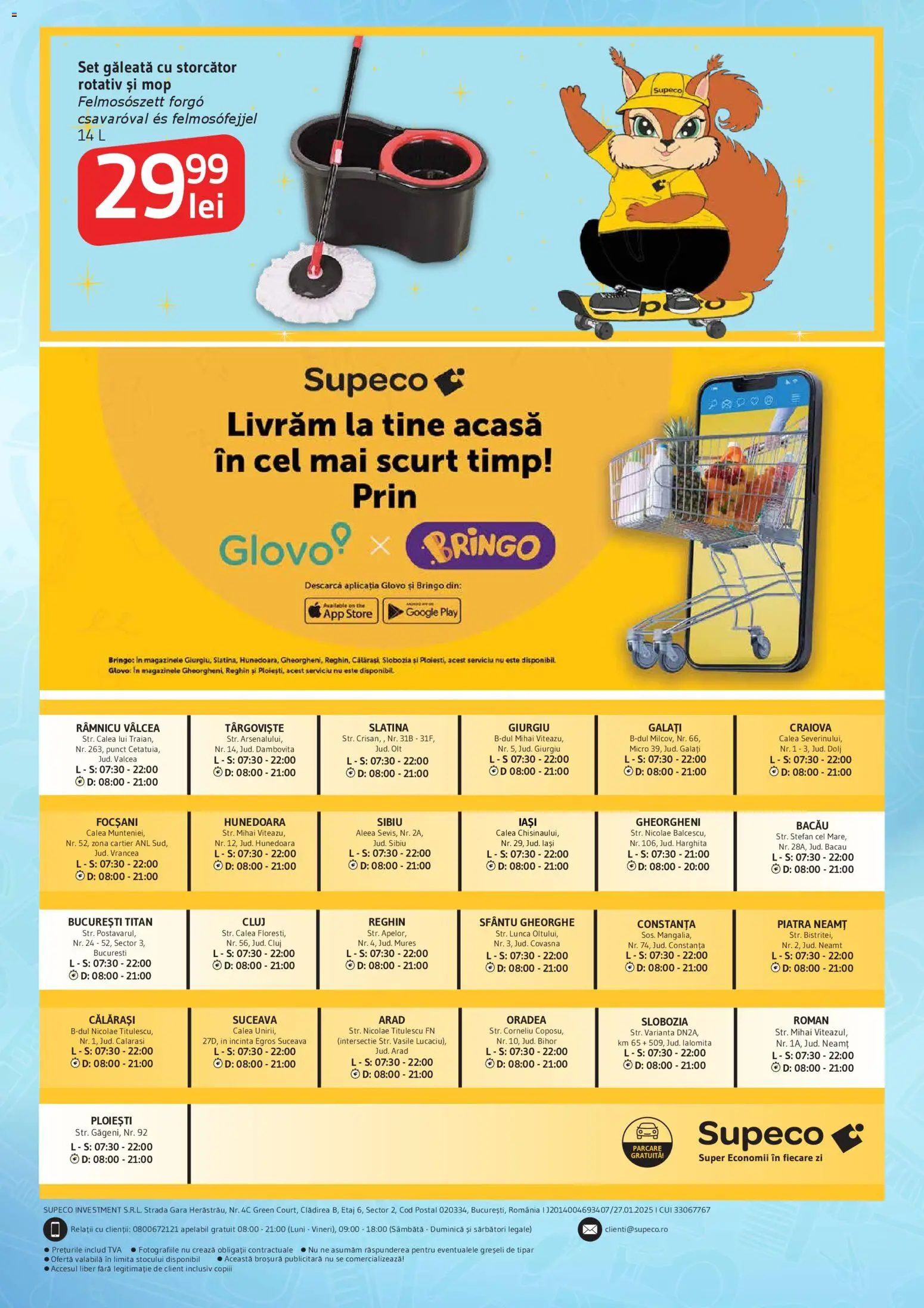 Noul catalog Supeco – valabil de la 19.03.2026 | Pagină: 14 | Produse: Storcător, Mop