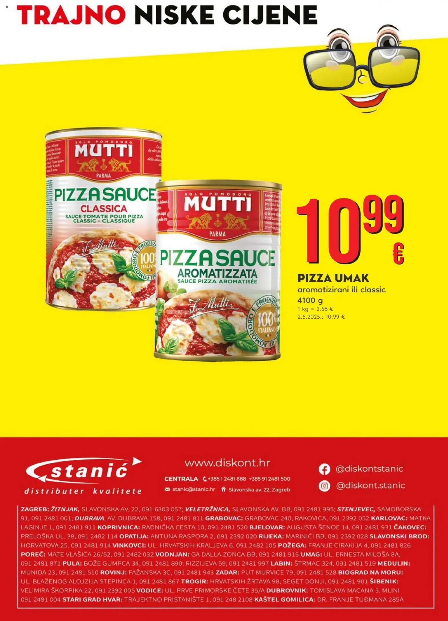 Stanić Diskont katalog | vrijedi od 17.02.2026 | Stranica: 4 | Proizvodi: Pizza, Umak