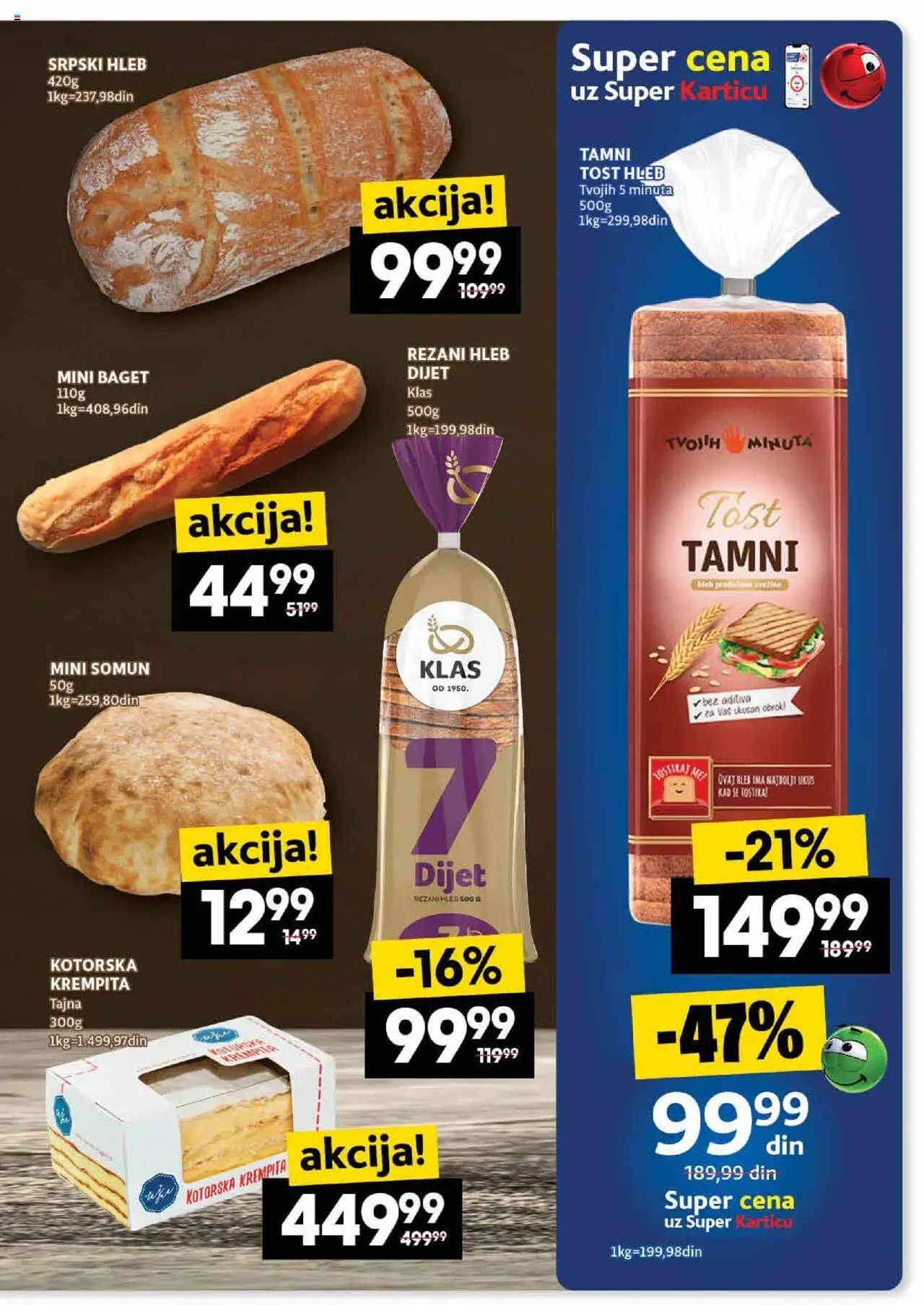 Idea katalog - važi od 24.07.2025 | Strana: 15 | Proizvode: Rezani hleb, Tost hleb, Somun, Hleb