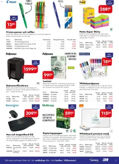 Lyreco - erbjudanden - Förhandsvisning av reklamblad från butik Lyreco aktuell från 12.01.2026 | Sida: 7 | Produkter: Gem, Tangentbord, Överstrykningspenna, Dokumentförstörare