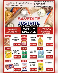 Saverite specials catalogue – valid from 15.09.2025