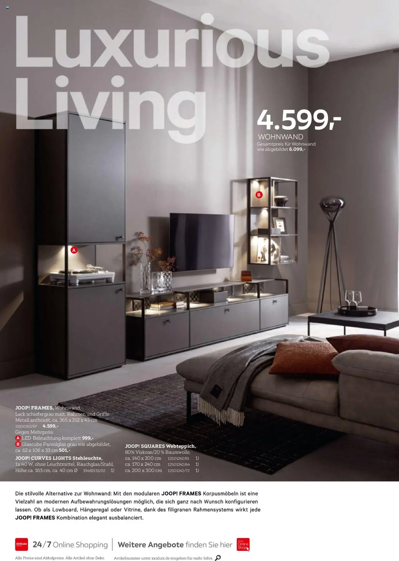 XXXL Lutz Home Collections - gültig ab dem 18.08.2025 | Seite: 2 | Produkte: Wohnwand