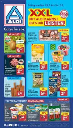 Aldi Prospekt 	 gültig ab dem 28.07.2025