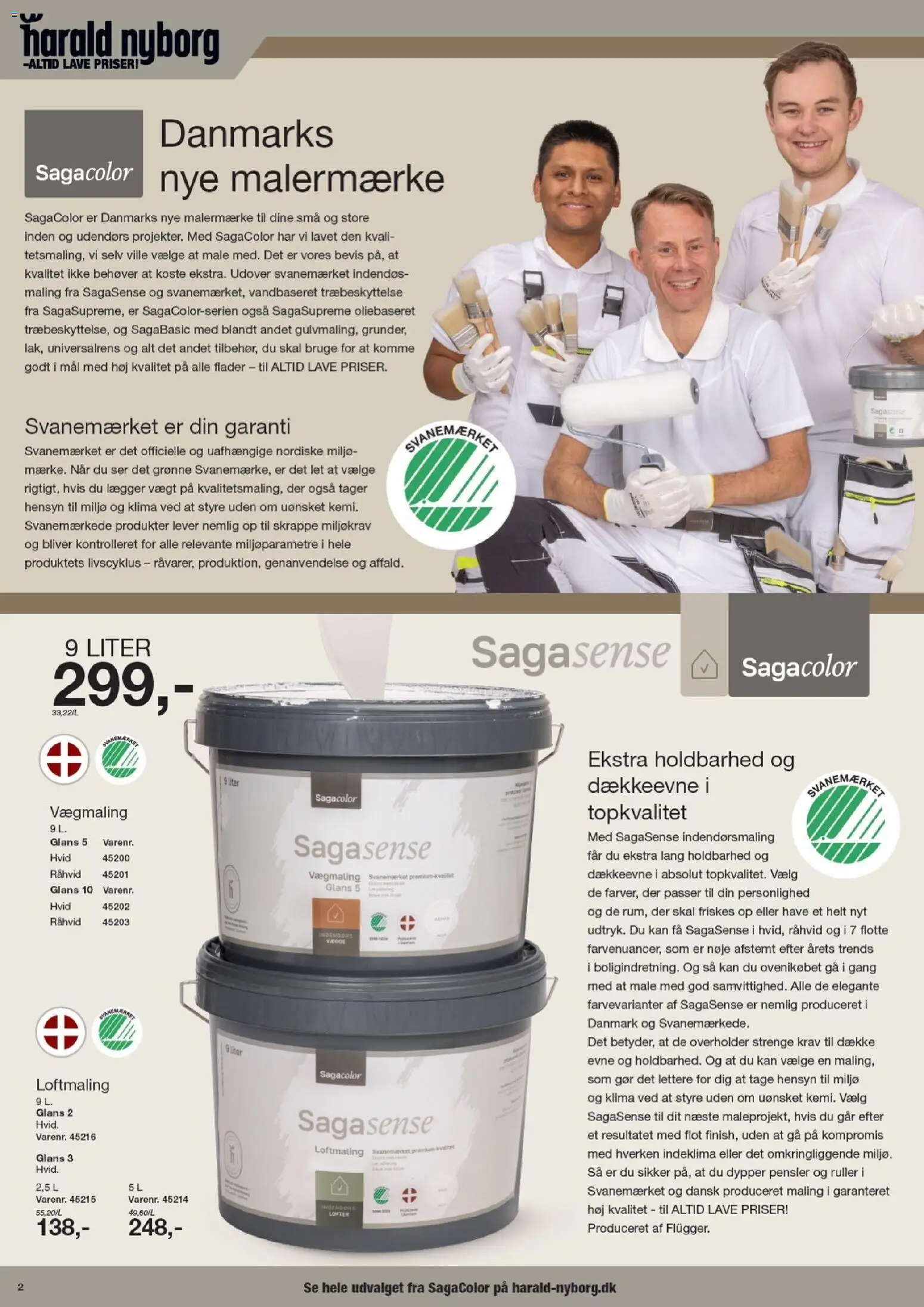 Harald Nyborg tilbudsavis – gyldig fra 02.04.2026 | Side: 2 | Produkter: Søm, Maling, Pensler