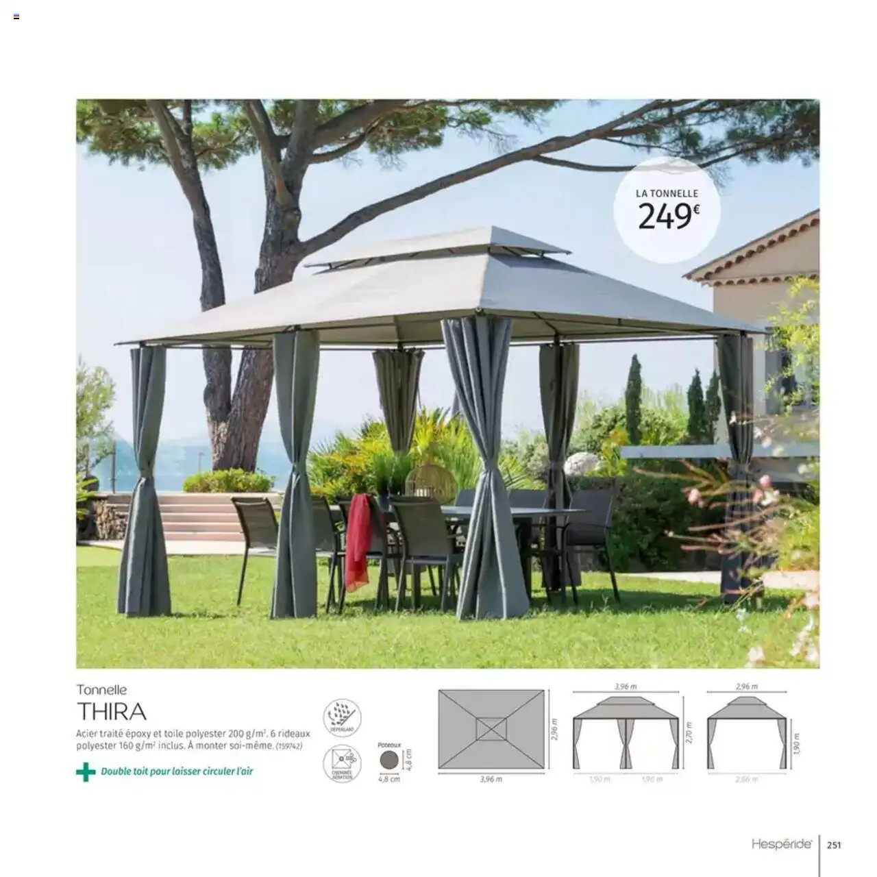  | Page: 251 | Produits: Tonnelle