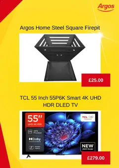 Preview of Argos - Weekly offers valid from 31.03.2026 | Page: 3 | Products: TV