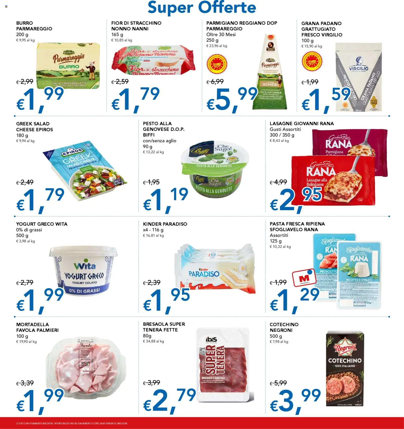 Volantino Migross del 06.11.2025 | Pagina: 9 | Prodotti: Pasta, Spinaci, Pesto, Tonno