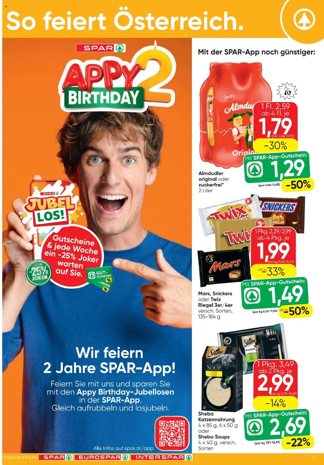 Spar Flugblatt gültig ab 14.08.2025 | Seite: 7